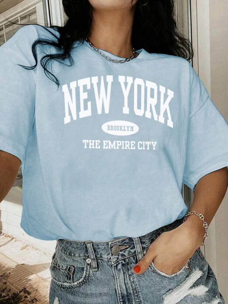 1pc Girls' Colorful Graphic Print Short Sleeve T-Shirt, Casual Round Neck Summer Top for Students and Youth, Inspiring Self-Expression and Creativity Through Fun Everyday Style