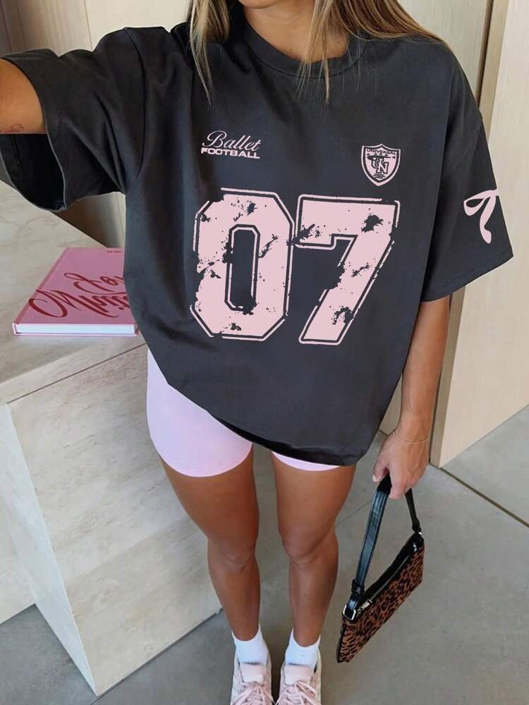 Tween Girls Printed Short Sleeve T-Shirt, Comfy Lightweight Summer Tee, Cute Casual Top for School & Everyday Wear