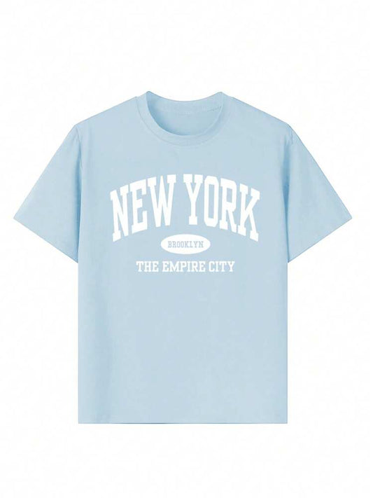 1pc Girls' Colorful Graphic Print Short Sleeve T-Shirt, Casual Round Neck Summer Top for Students and Youth, Inspiring Self-Expression and Creativity Through Fun Everyday Style